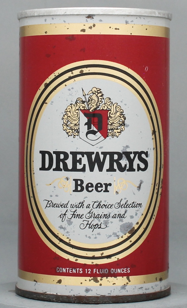 Drewry's Beer 12 Oz Tab Top Can