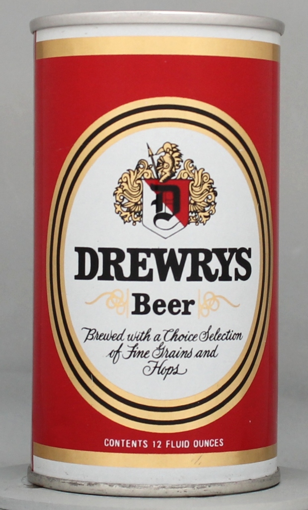 Drewrys Beer 12 Oz Tab Top Can