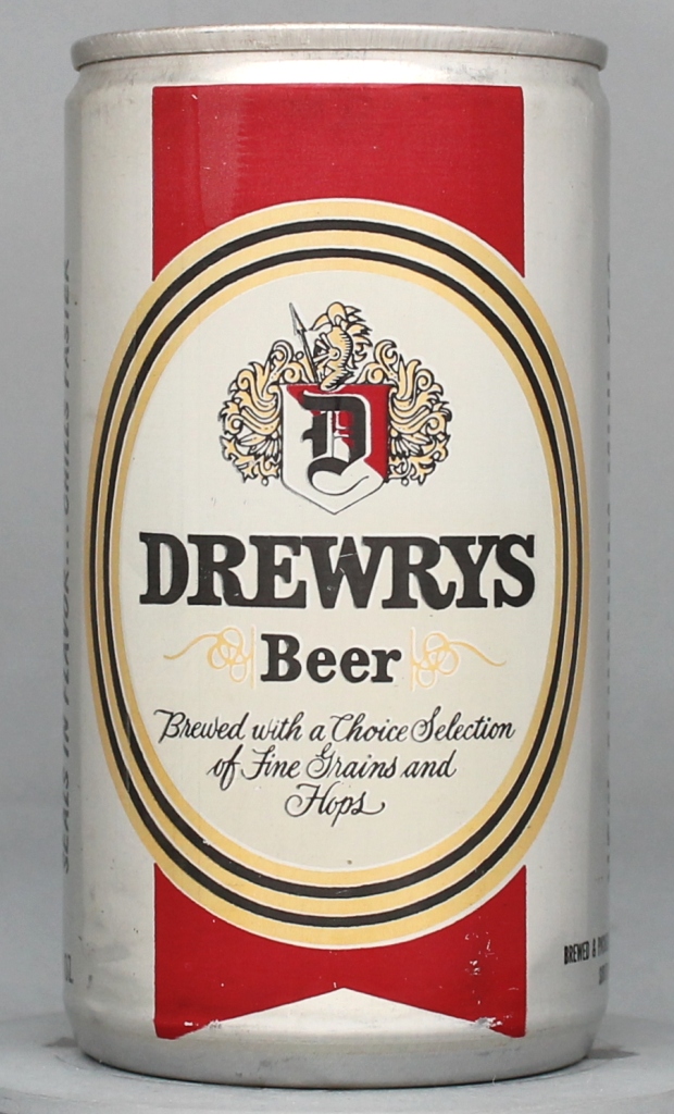 Drewry's Beer 12 Oz Tab Top Can