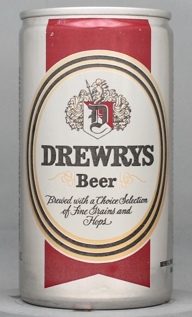 Drewrys Beer 12 Oz Tab Top Can