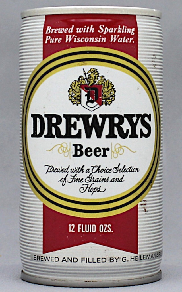 Drewrys Beer 12 Oz Tab Top Can