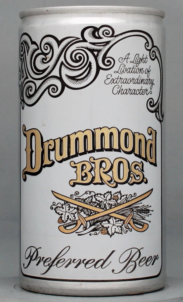 Drummond Bros. Beer 12 Oz Tab Top Can