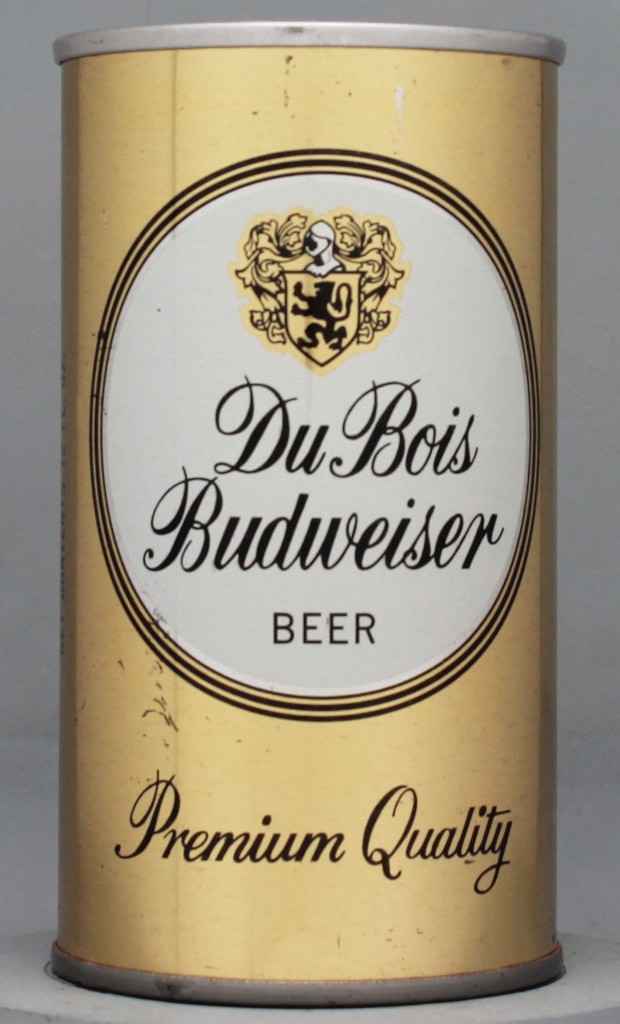 Du Bois Budweiser Beer 12 Oz Tab Top Can
