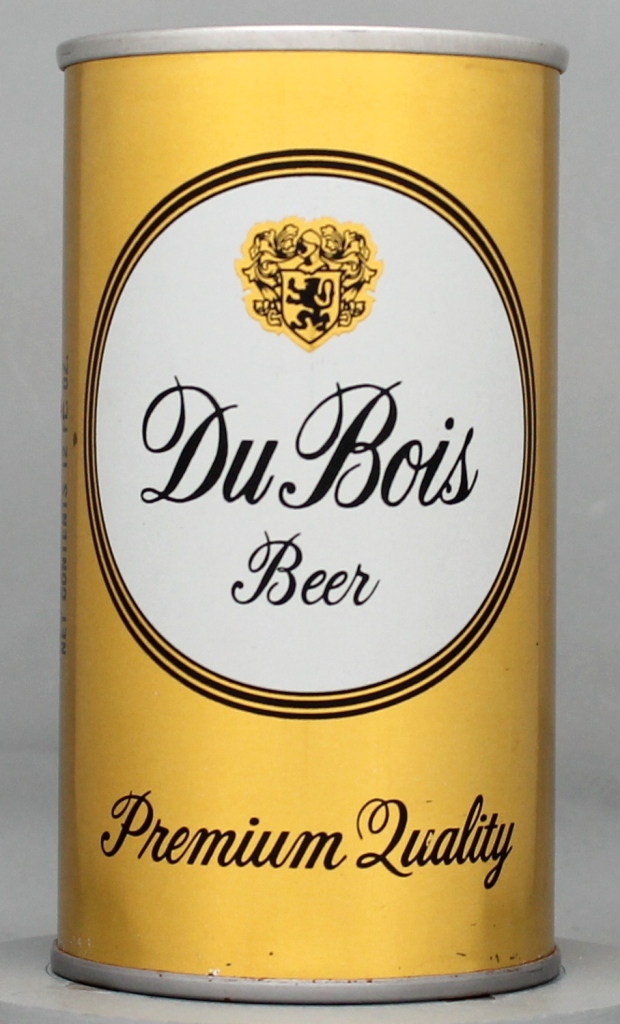 Du Bois Premium Quality Beer 12 Oz Tab Top Can
