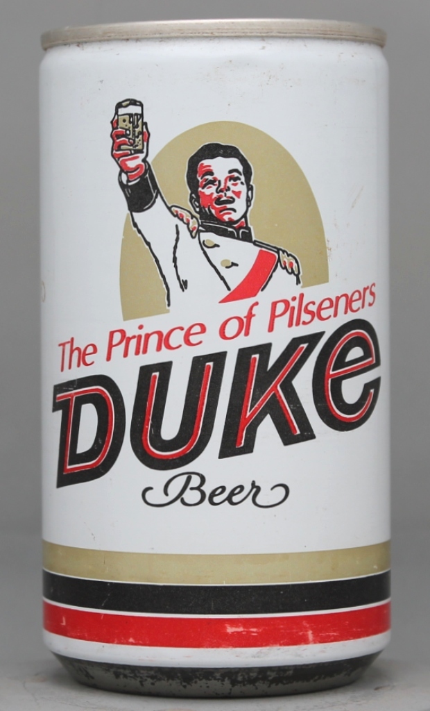 Duke Beer 12 Oz Tab Top Can