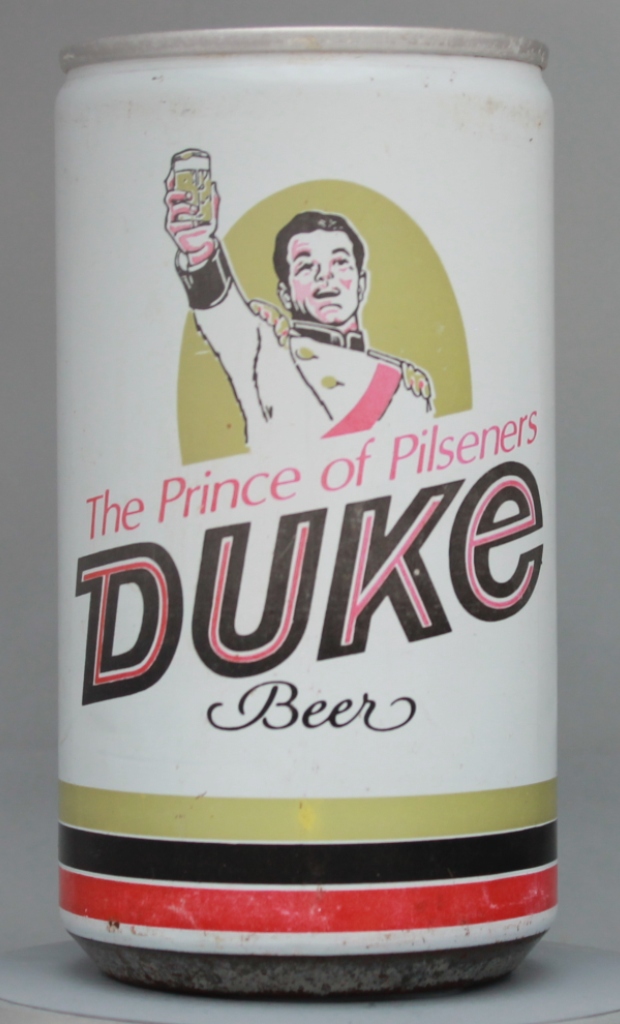 Duke Beer 12 Oz Tab Top Can