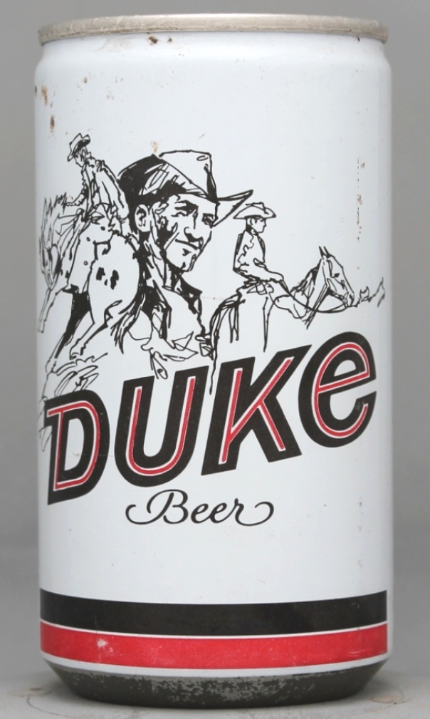 Duke Beer 12 Oz Tab Top Can