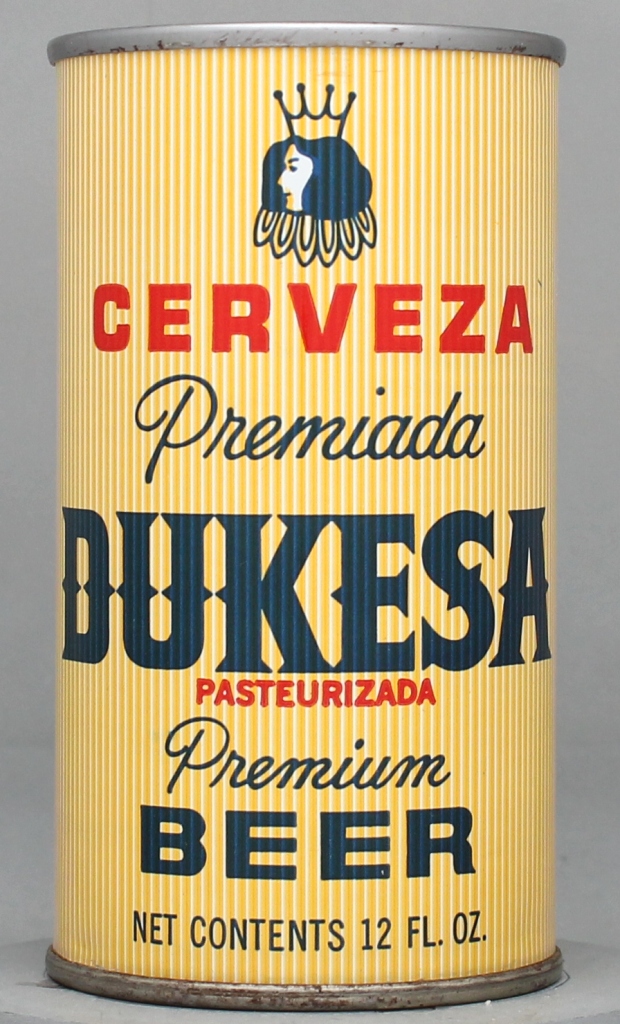 Dukesa Cerveza Premida Beer 12 Oz Insert Top Can