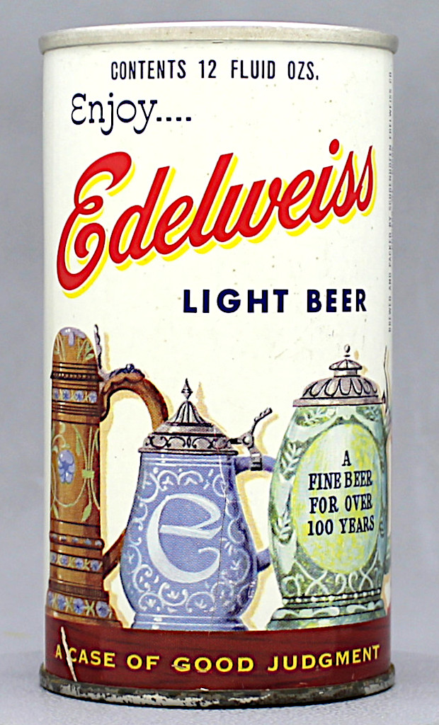 Edelweiss Light Beer 12 Oz Tab Top Can