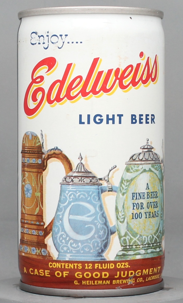 Edelweiss Light Beer 12 Oz Tab Top Can
