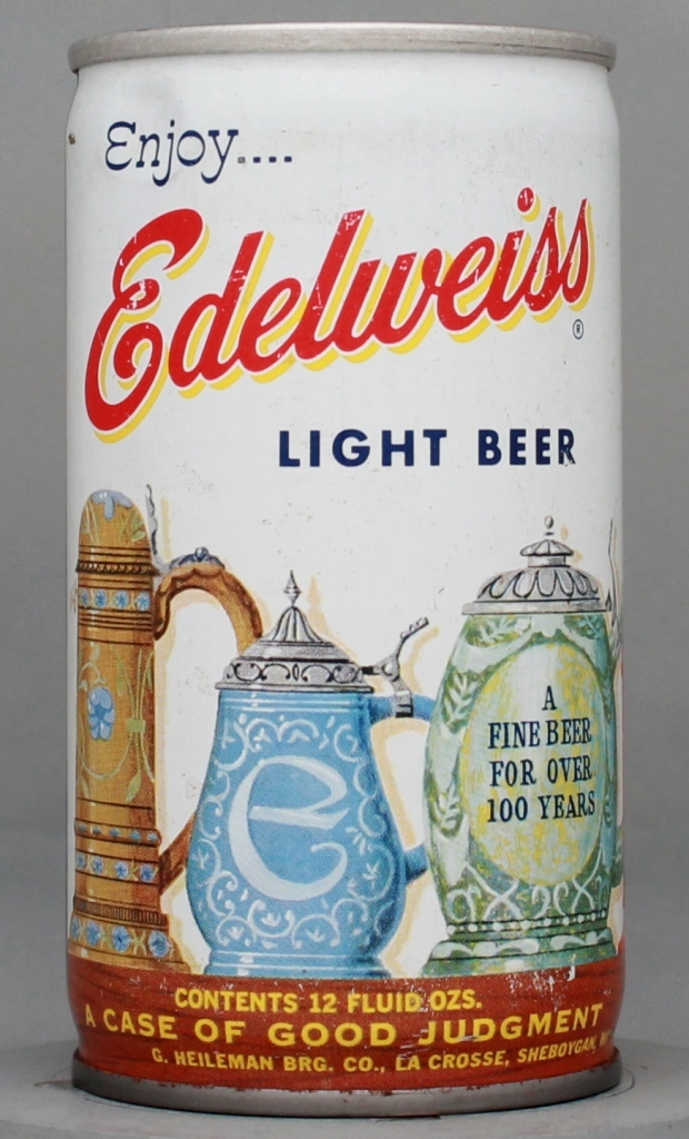 Edelweiss Light Beer 12 Oz Tab Top Can