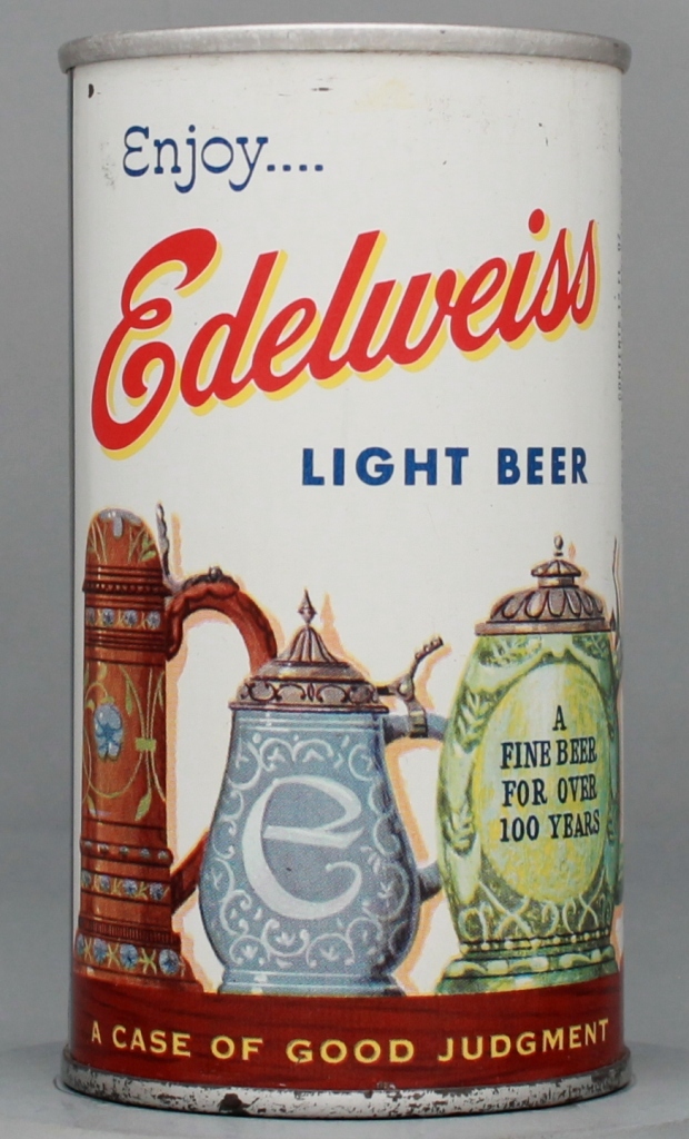 Edelweiss Light Beer 12 Oz Tab Top Can