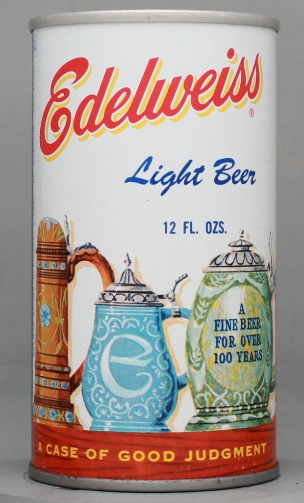Edelweiss Light Beer 12 Oz Tab Top Can