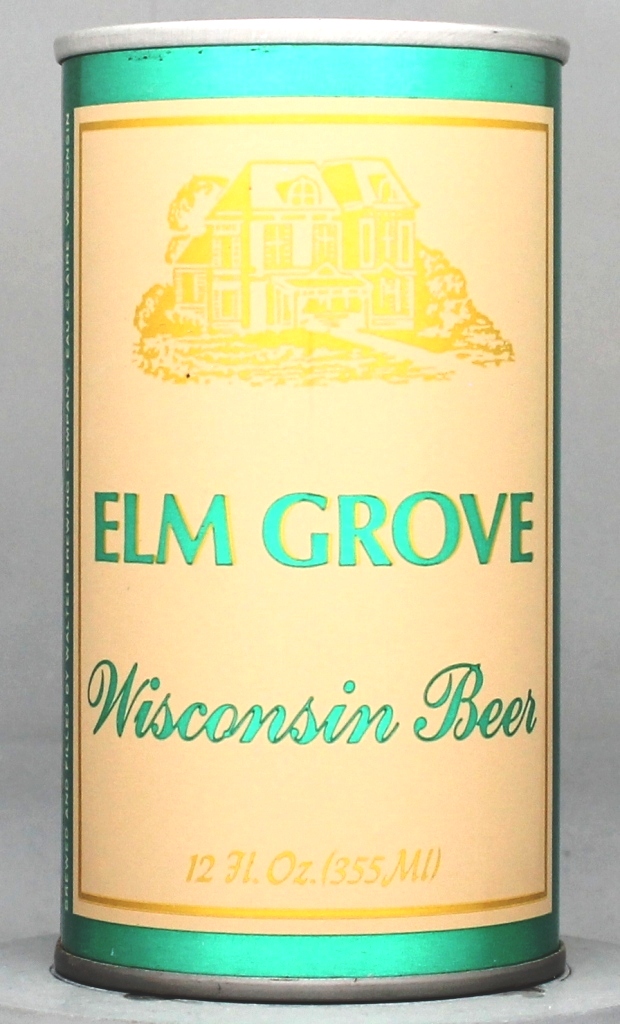 Elm Grove Wisconsin Beer 12 Oz Tab Top Can
