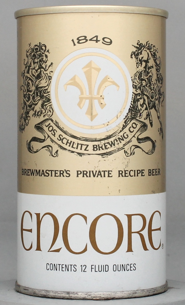 Encore Brewmaster's Private Beer 12 Oz Tab Top Can