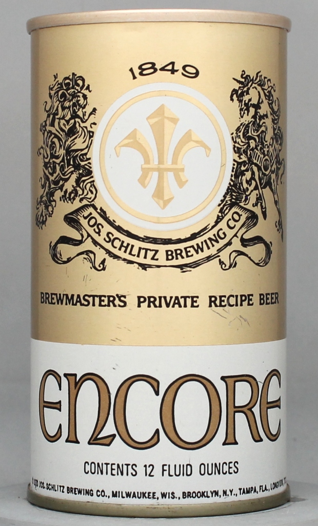 Encore Brewmaster's Private Beer 12 Oz Tab Top Can