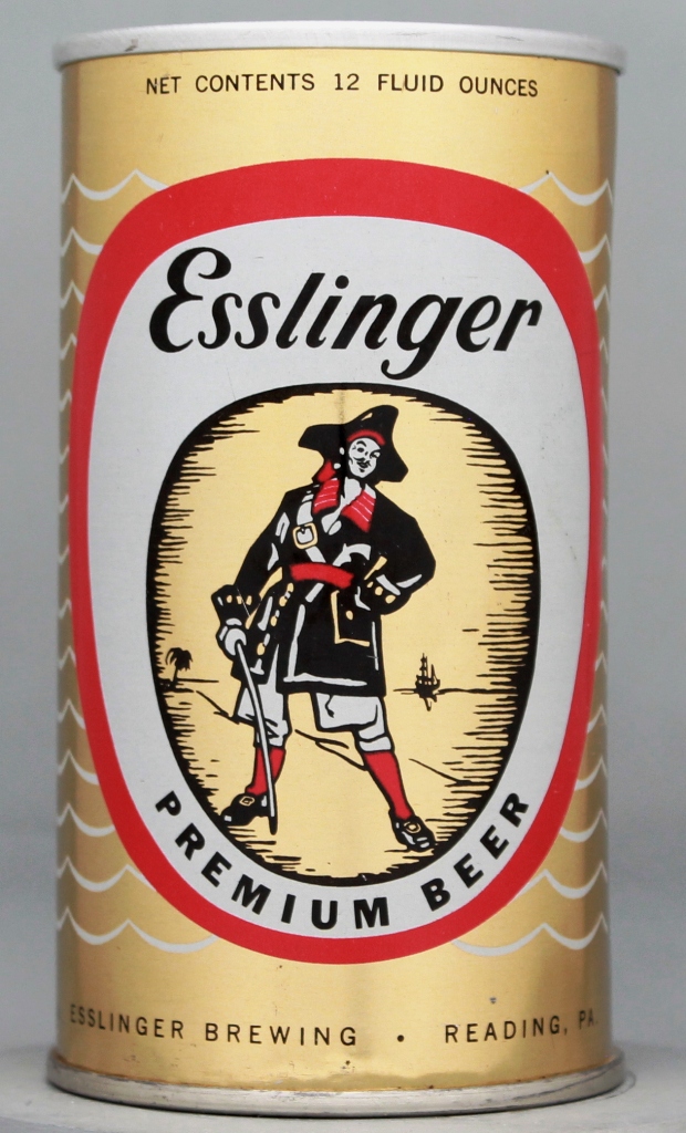 Esslinger Premium Beer 12 Oz Tab Top Can