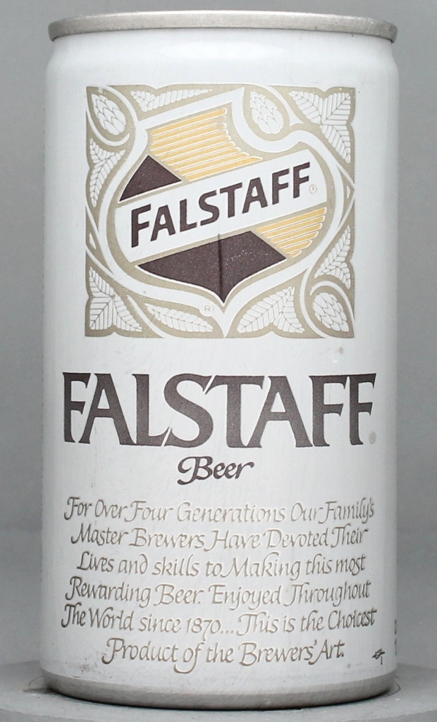 Falstaff Beer 12 Oz Tab Top Can