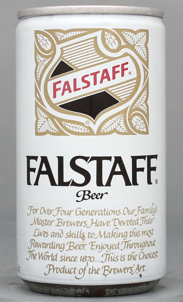 Falstaff Beer 12 Oz Tab Top Can