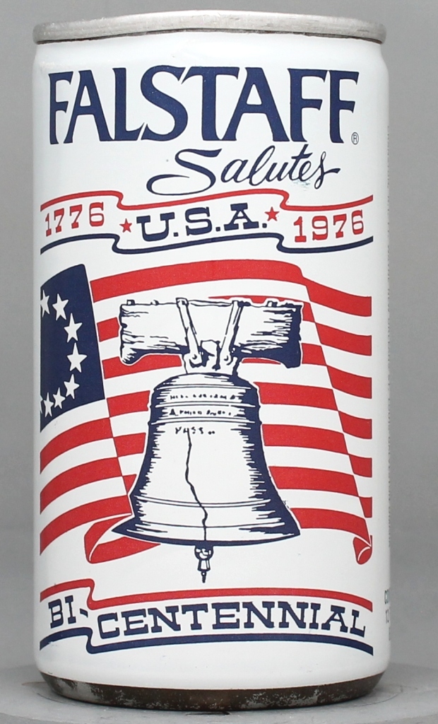 Falstaff Salutes Beer 12 Oz Tab Top Can