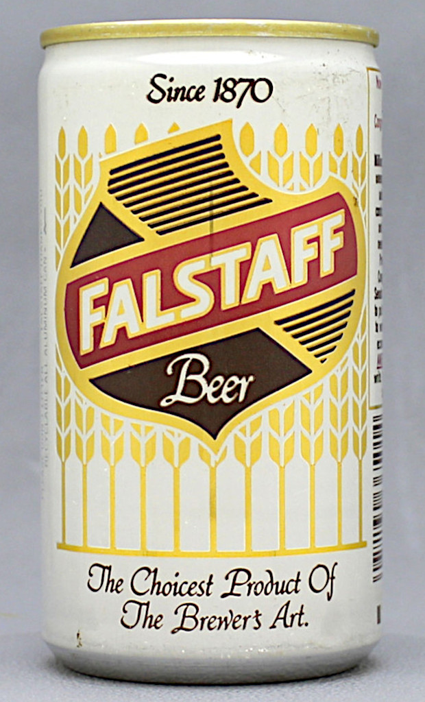 Falstaff Beer 12 Oz Bank Top Can