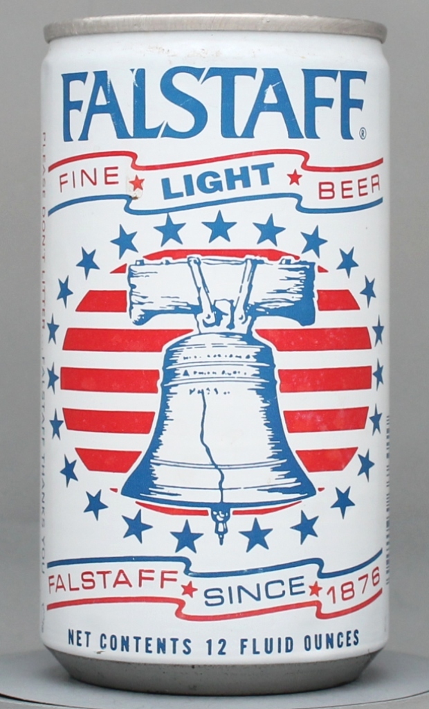 Falstaff Fine Light Beer 12 Oz Tab Top Can