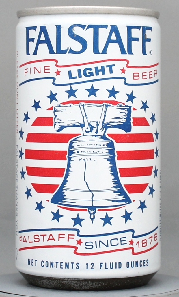 Falstaff Fine Light Beer 12 Oz Tab/Stay Top Can