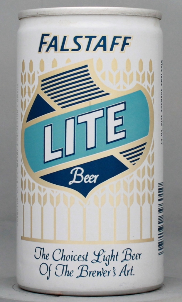 Falstaff Lite Beer 12 Oz Tab Top Can