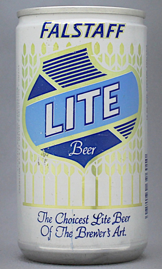 Falstaff Lite Beer 12 Oz Tab Top Can