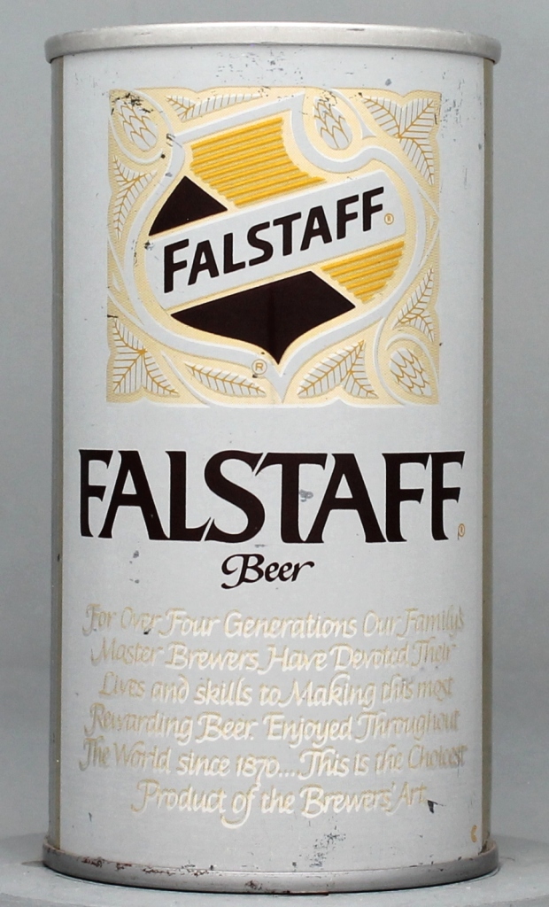 Falstaff Beer 12 Oz Tab Top Can