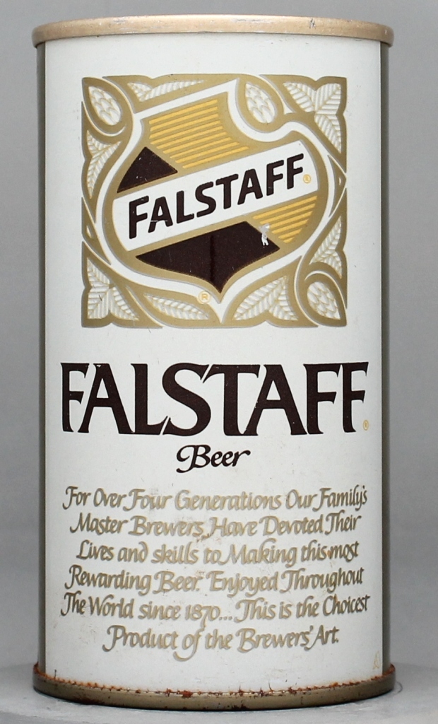 Falstaff Beer 12 Oz Tab Top Can
