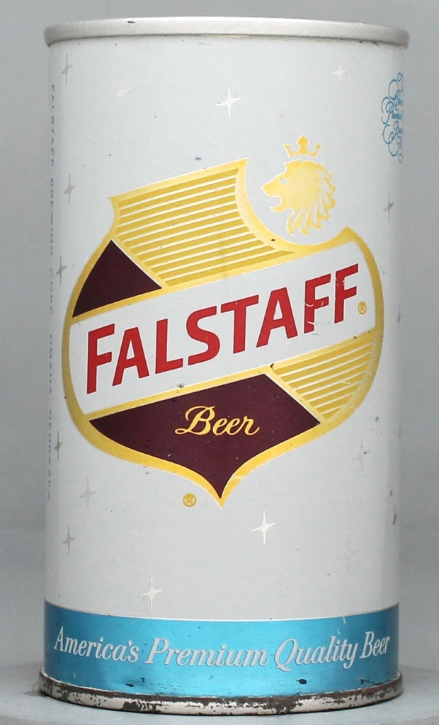 Falstaff Beer 12 Oz Zip/Tab Top Can