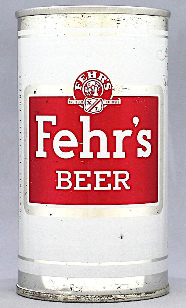 Fehr's Beer 12 Oz Tab Top Can