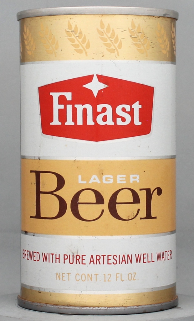 Finast Lager Beer 12 Oz Tab Top Can