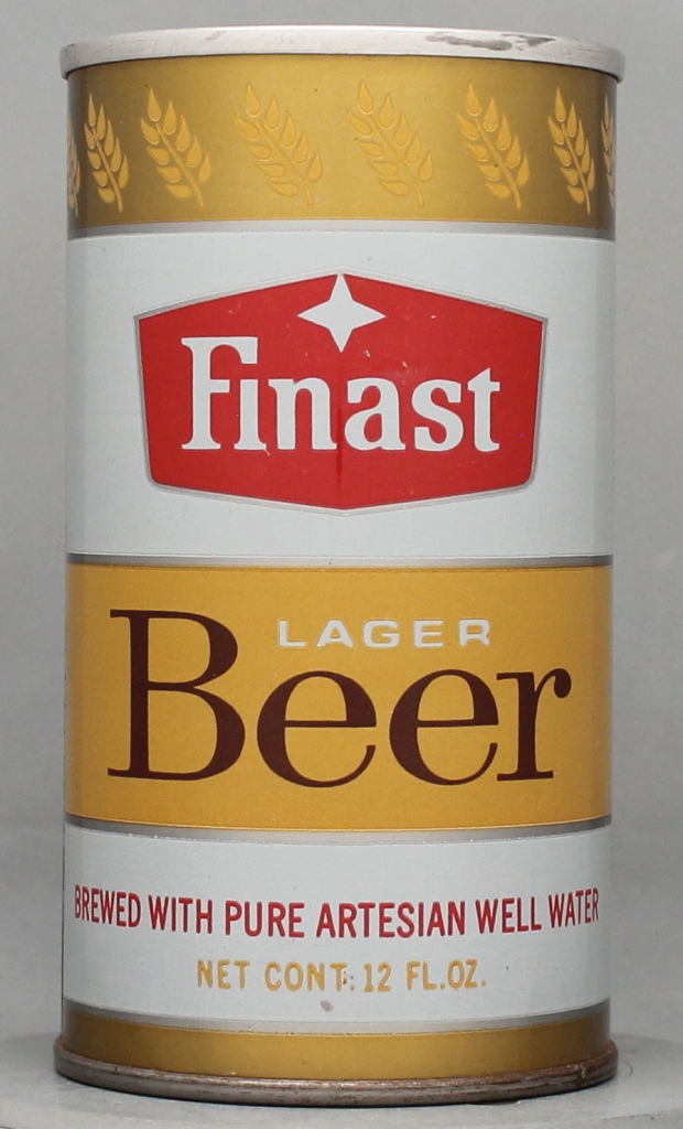 Finast Lager Beer 12 Oz Tab Top Can