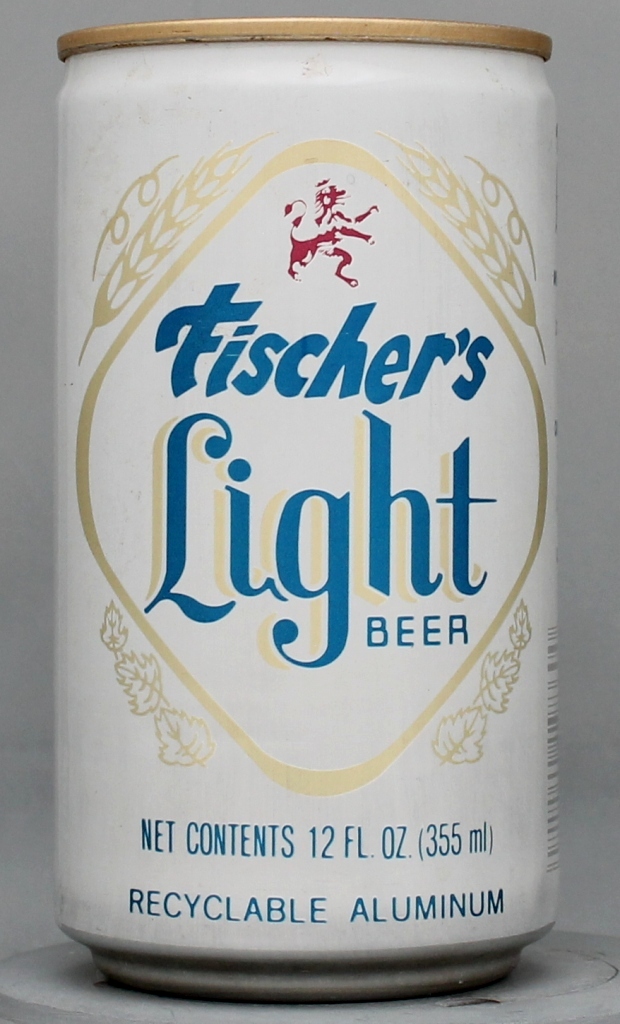 Fischer's Light Beer 12 Oz Tab Top Can