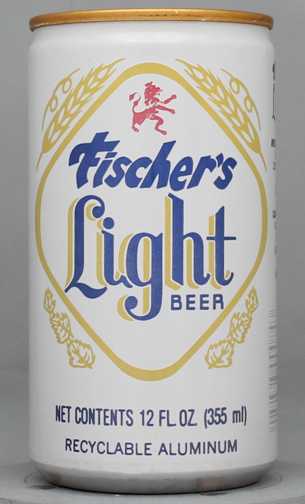 Fischer's Light Beer 12 Oz Tab Top Can