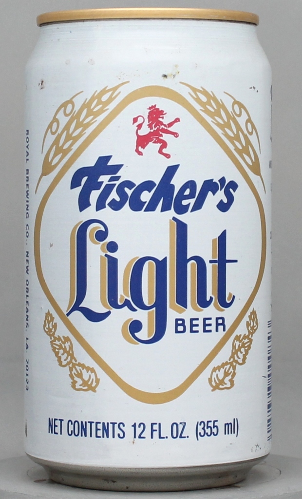 Fischer's Light Beer 12 Oz Stay Top Can
