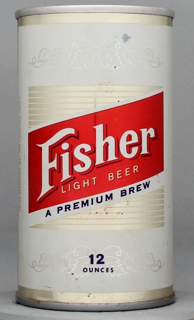 Fisher Light, A Premium Brew Beer 12 Oz Tab Top Can
