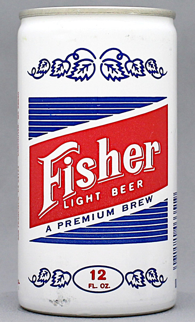 Fisher Light A Premium Brew Beer 12 Oz Tab Top Can
