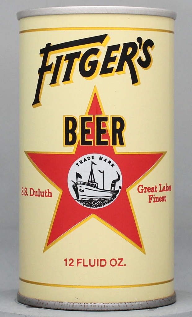 Fitger's Beer 12 Oz Tab Top Can