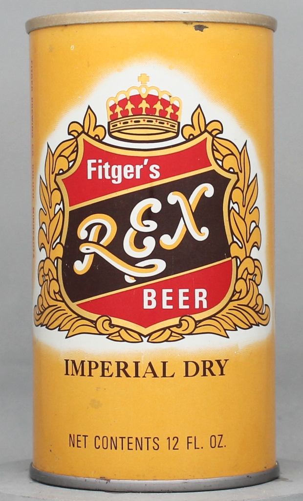 Fitger's Rex Imperial Dry Beer 12 Oz Tab Top Can