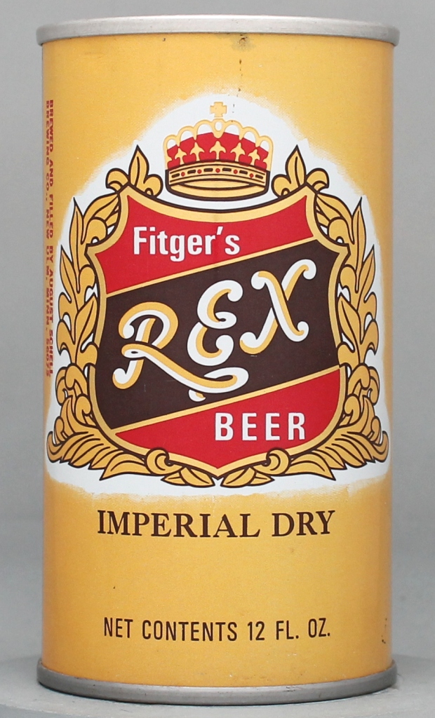 Fitger's Rex Imperial Beer 12 Oz Tab Top Can