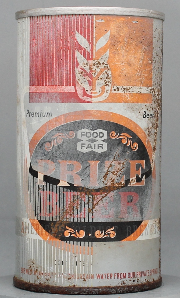 Food Fair Prize Beer 12 Oz Tab Top Can