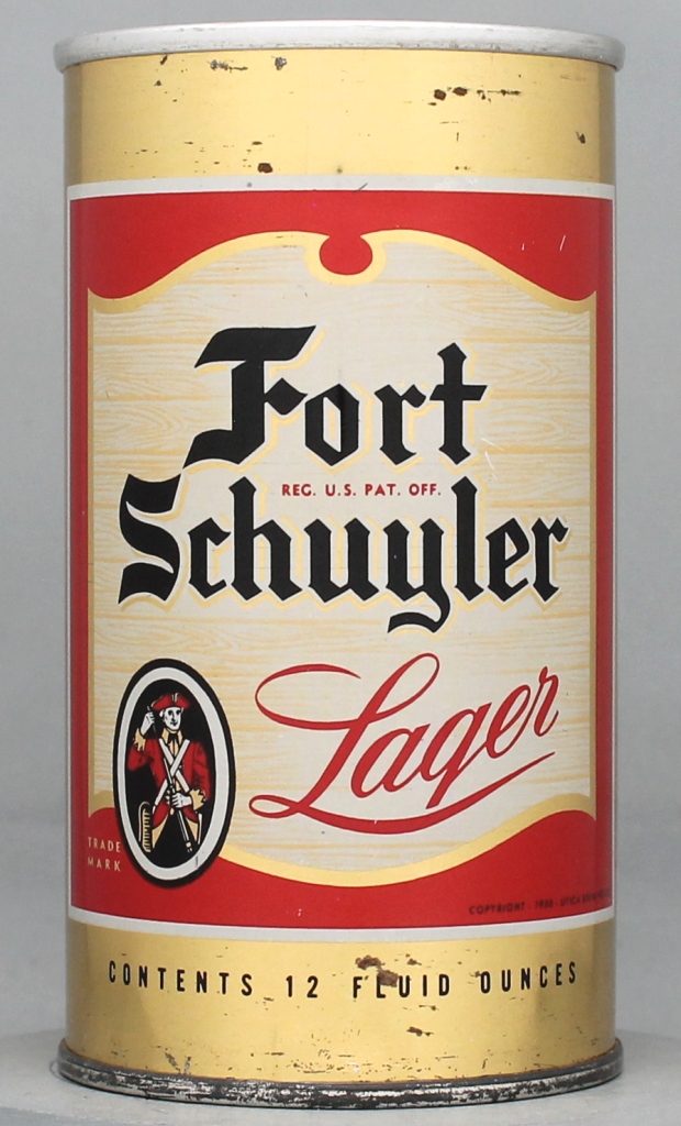 Fort Schuyler Lager Beer 12 Oz Zip Top Can