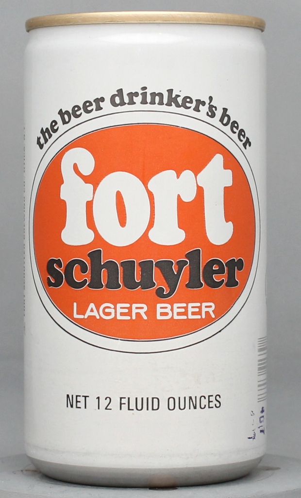 Fort Schuyler Lager Beer 12 Oz Tab Top Can