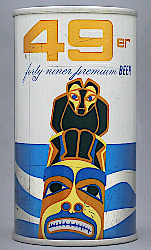 49er Premium Beer 12 Oz Tab Top Can