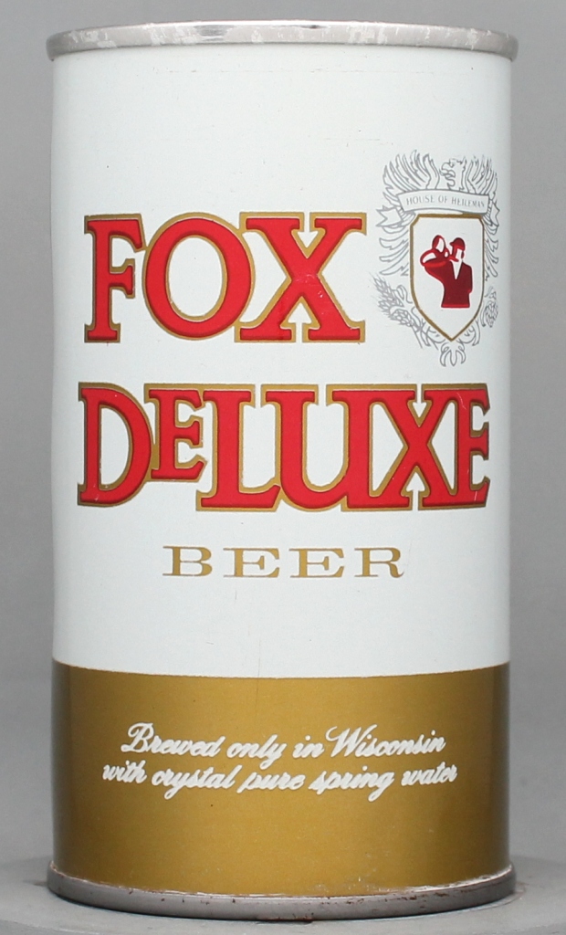 Fox Deluxe Beer 12 Oz Tab Top Can