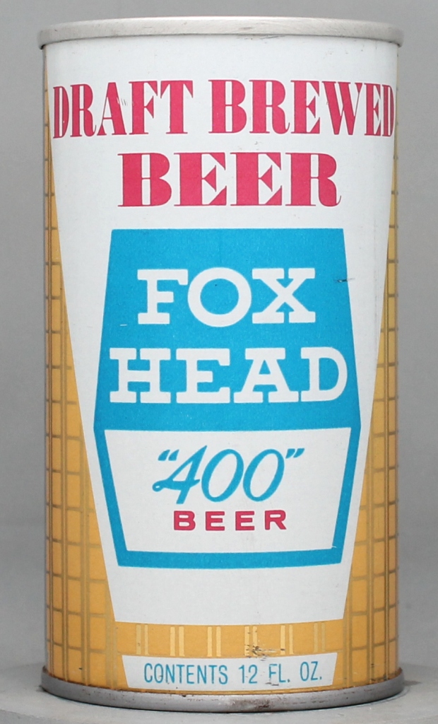 Fox Head 400 Draft 12 Oz Tab Top Can