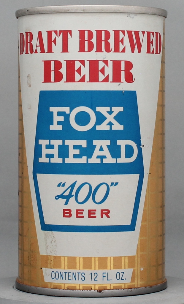 Fox Head 400 Draft 12 Oz Tab Top Can